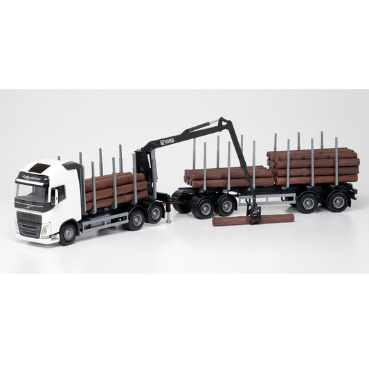 Volvo Fh16/750 Timmerbil Vit – bild 1