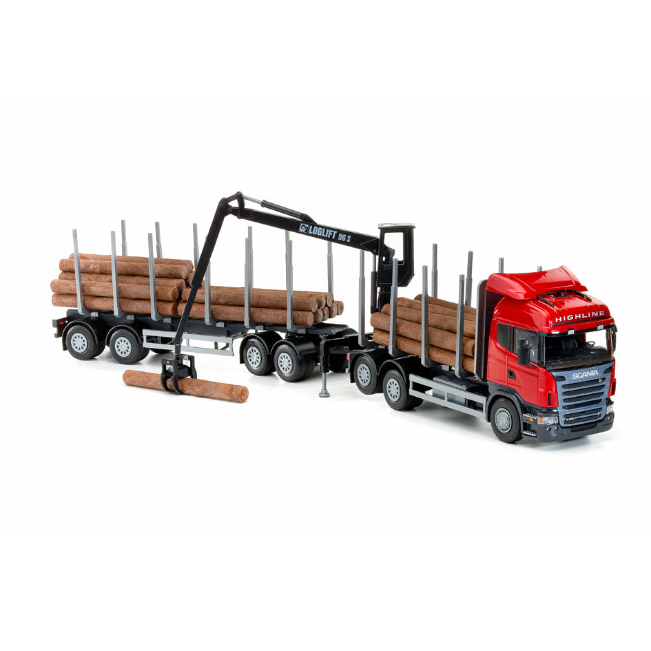 Scania Timmerbil K-kran, Sort – bild 1