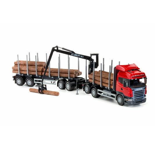 Scania Timmerbil K-kran, Sort – bild 1