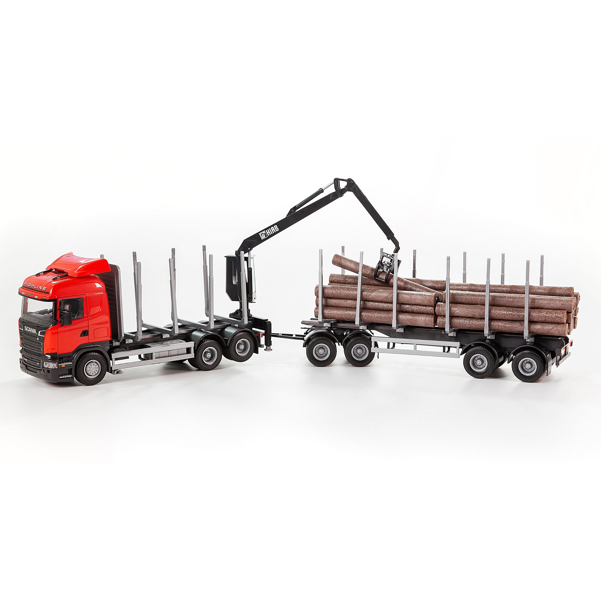 Emek Timmerbil Scania Röd 1:25 – bild 1