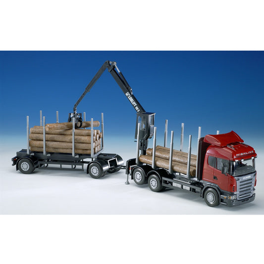 Scania Timmerbil 2 Axlad, Röd – bild 1