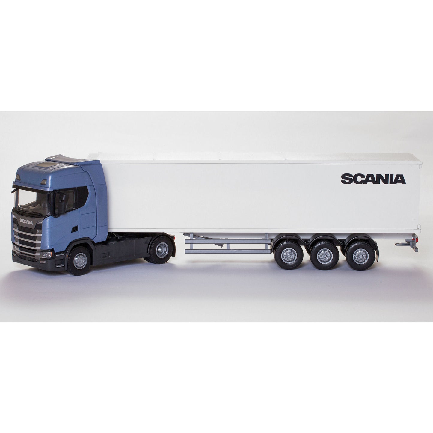 Scania Semi S 410 Box, Blå – bild 1