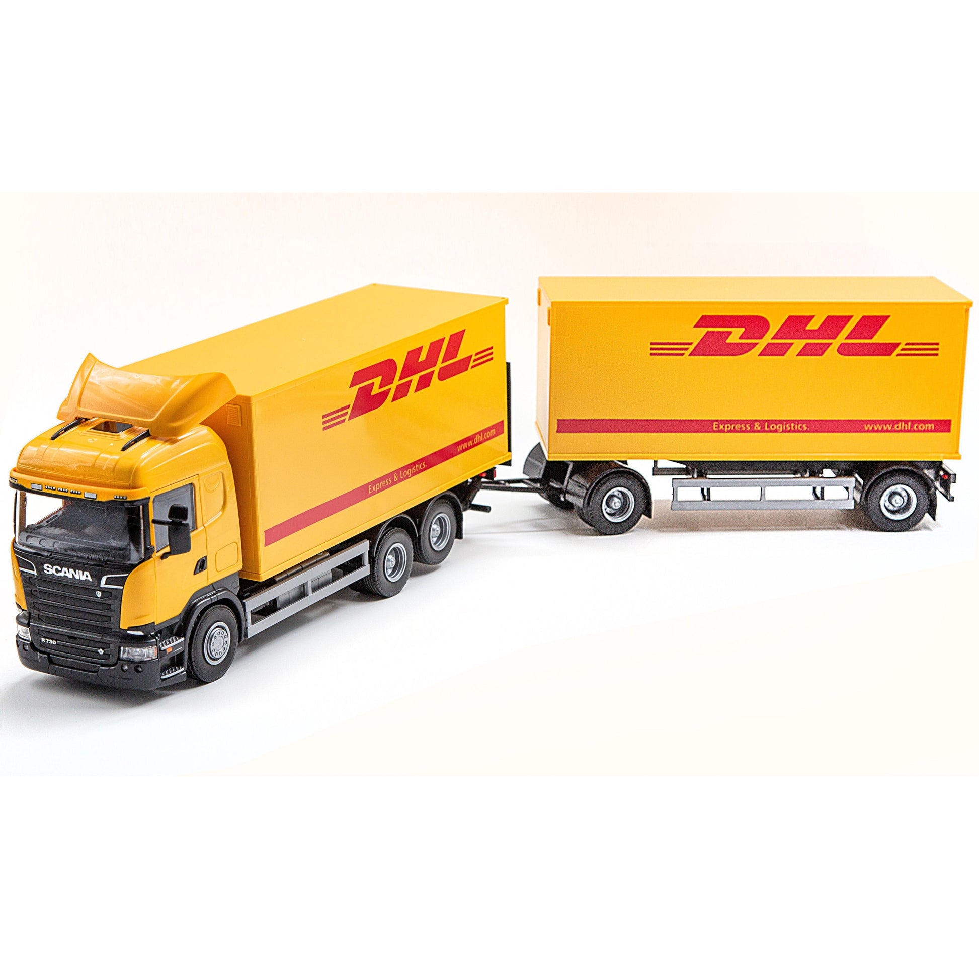 Scania Distri.bil & Släp, Dhl – bild 1