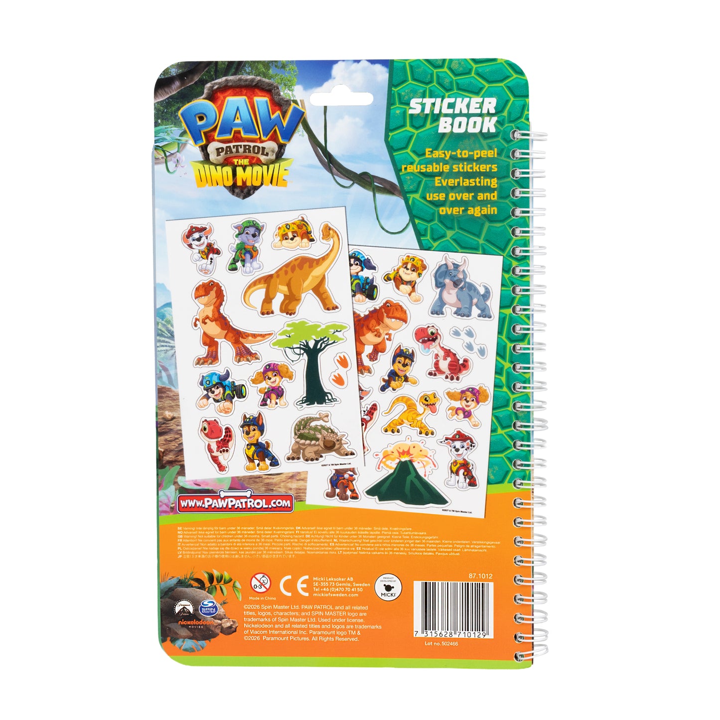 Paw Patrol Klistermärkesbok – bild 2