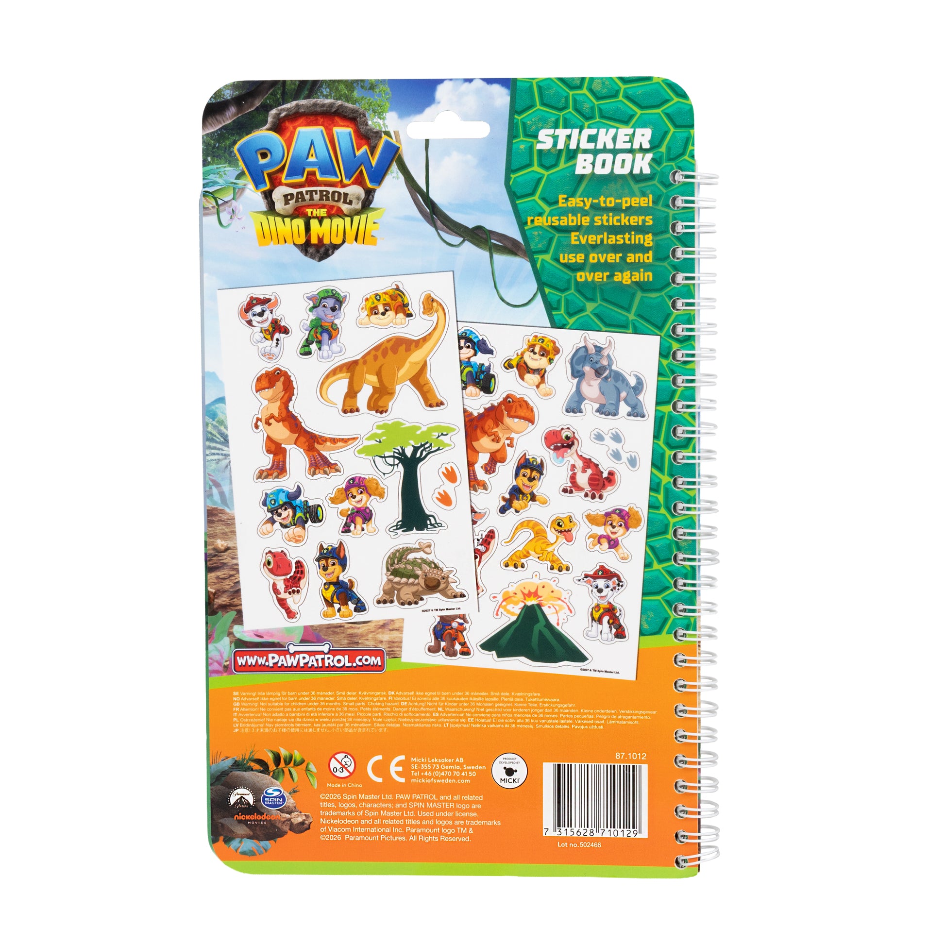 Paw Patrol Klistermärkesbok – bild 2