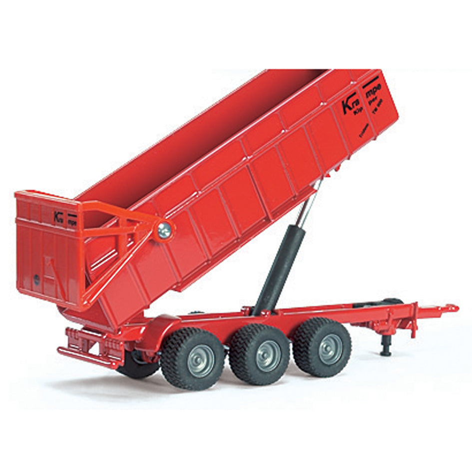 Traktor M.f,3-axlat Släp 1:87 – bild 2