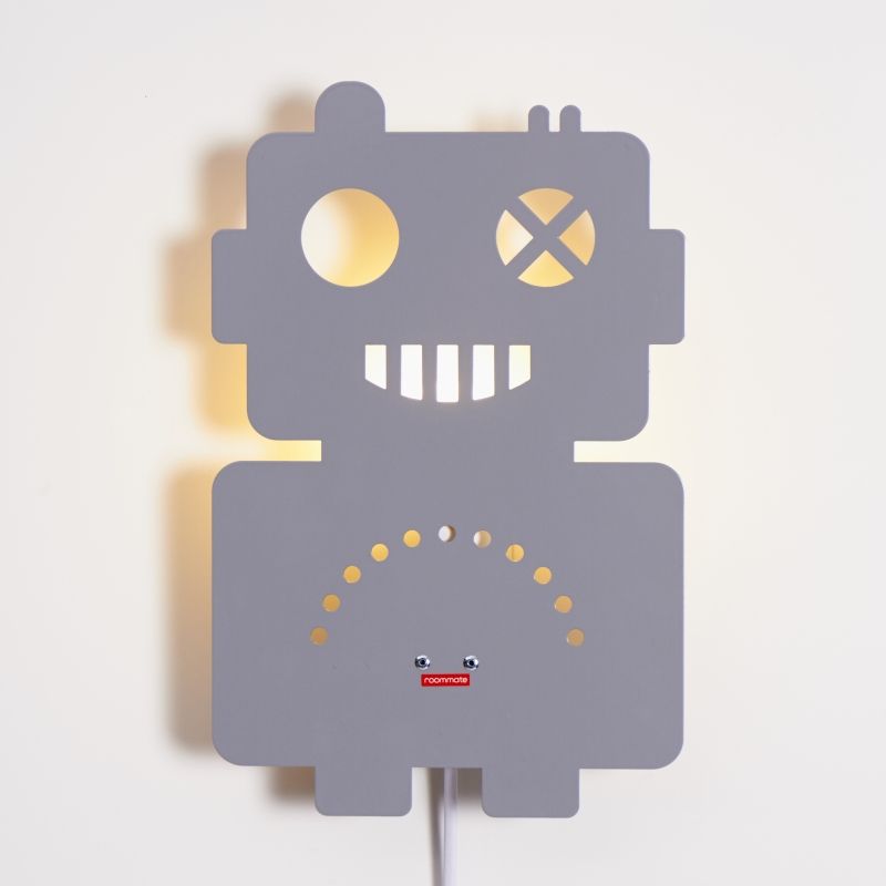 Robot Lampa Grå