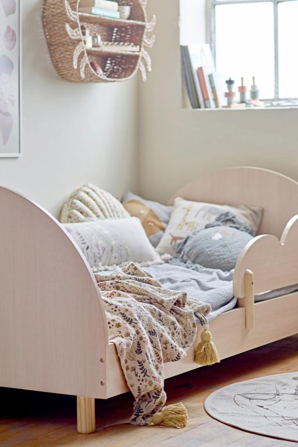 Charli Bed, Brown, MDF