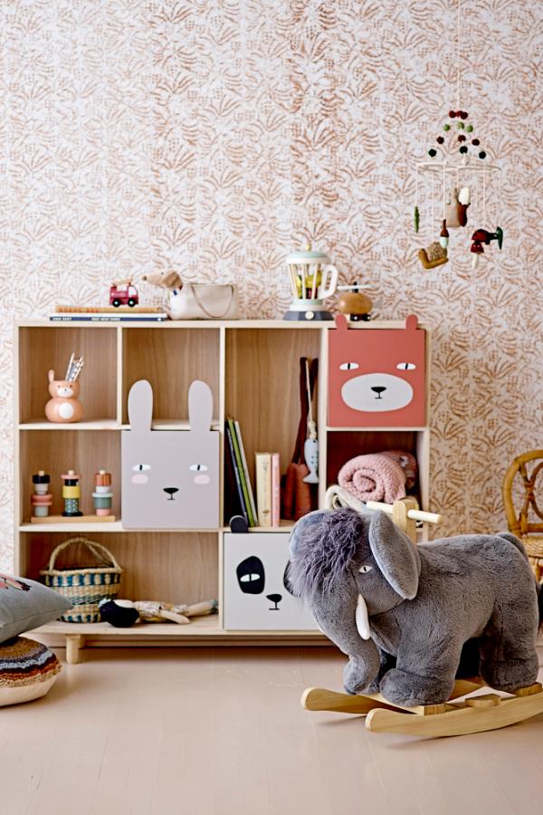 Calle Bookcase w/Drawers, Multi, Paulownia