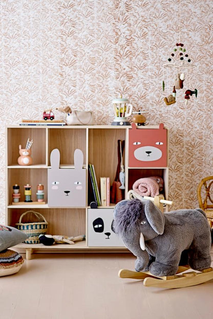 Calle Bookcase w/Drawers, Multi, Paulownia