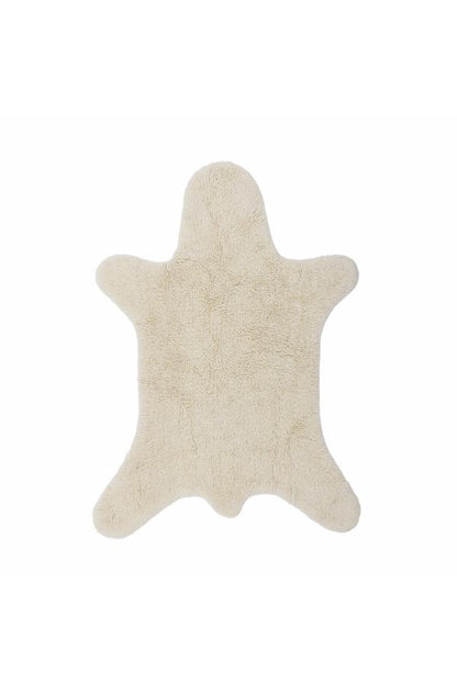 Bear Rug, White, Wool