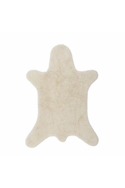 Bear Rug, White, Wool