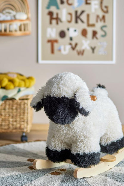 Dolly Rocking Toy Sheep White Polyester