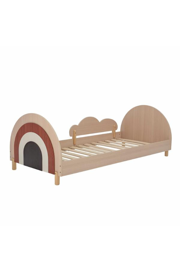Charli Bed, Brown, MDF