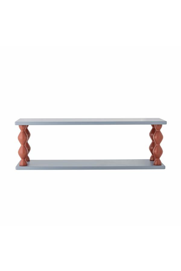 Bibiola Shelf, Blue, MDF