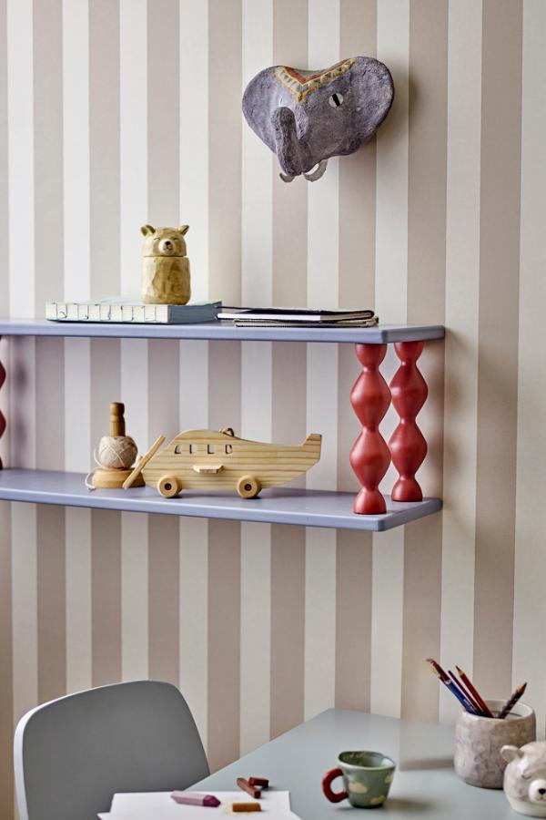 Bibiola Shelf, Blue, MDF