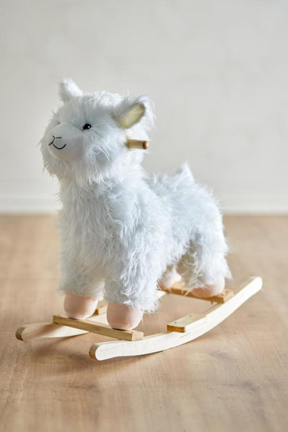 Kinto Rocking Toy Lama White Polyester