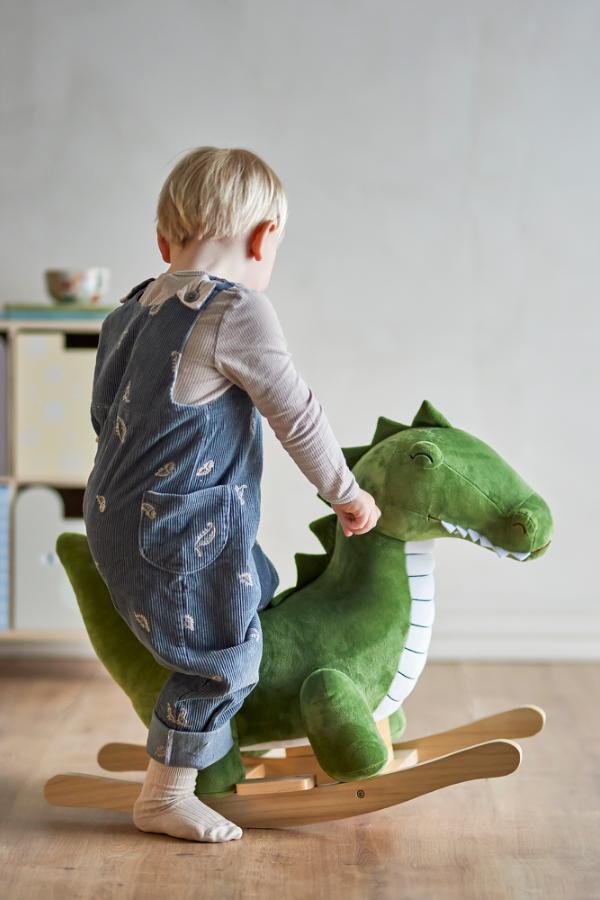 Arnie Rocking Toy Crocodile Green Polyester