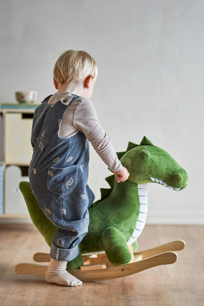 Arnie Rocking Toy Crocodile Green Polyester
