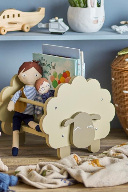 Dolly Book Stand, Green, FSC®100%, MDF