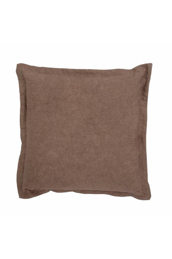 Maisa Cushion, Brown, Cotton