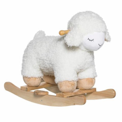 Laasrith Rocking Toy Sheep White Polyester