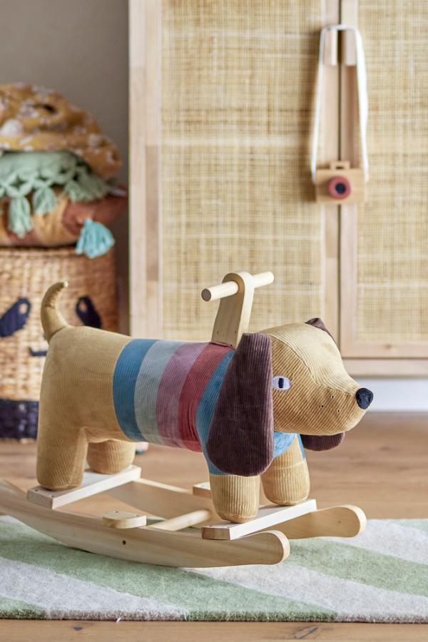 Charlie Rocking Toy Dog Multi Polyester