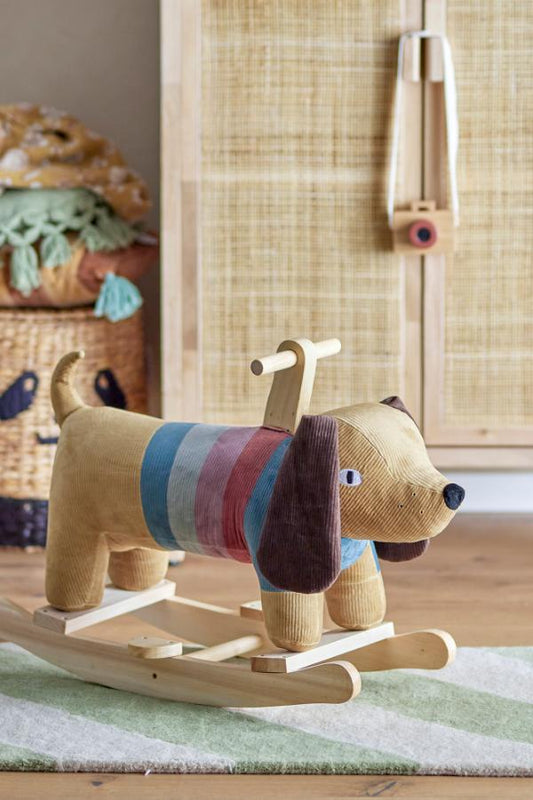 Charlie Rocking Toy Dog Multi Polyester