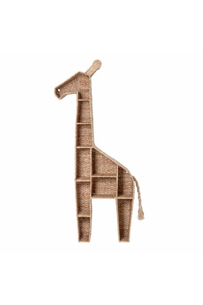 Bloomingville MINI Kalu Bokhylla – Giraff formad i Bankuangräs