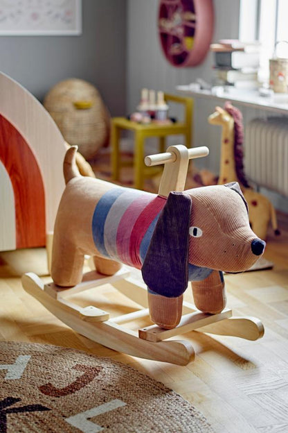 Charlie Rocking Toy Dog Multi Polyester