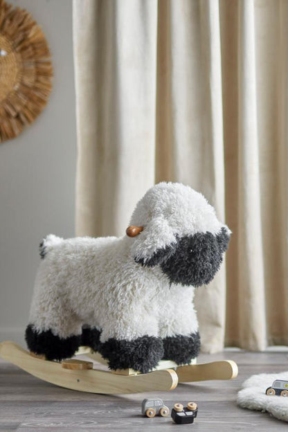 Dolly Rocking Toy Sheep White Polyester
