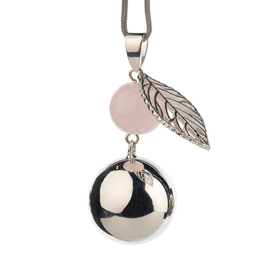 Bola silver pärla löv